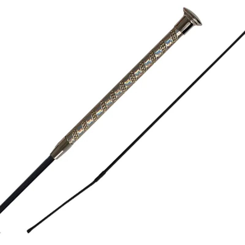 Woof Wear Shimmer Dressage Whip 100cm - Silver 1 Woof Wear Shimmer Dressage Whip 100cm - Silver