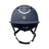 Charles Owen EQx Kylo Riding Helmet - Navy Matte/Pewter Wide Peak