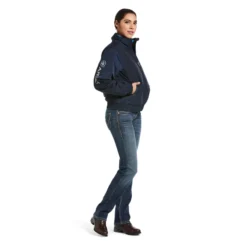 Ariat Women's Stable Insulated Jacket Navy -Equestrian Riding Clothing Store 10001713 full