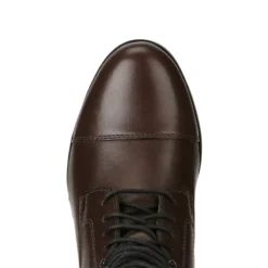 Ariat Women's Heritage IV Paddock Boot Brown -Equestrian Riding Clothing Store 10020124 toe