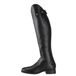 Ariat Women's Heritage Contour II Field Zip Tall Riding Boot Black -Equestrian Riding Clothing Store 10020164 side