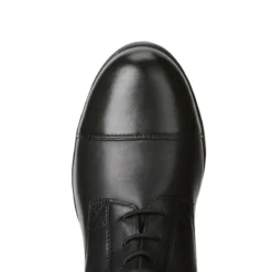 Ariat Women's Heritage Contour II Field Zip Tall Riding Boot Black -Equestrian Riding Clothing Store 10020164 toe