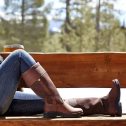 Ariat Women's Windermere II Waterproof Boot Brown -Equestrian Riding Clothing Store 10029553 lifestyle