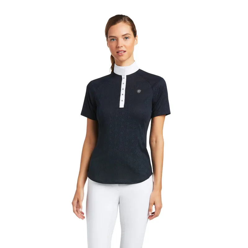 Ariat Women's Showstopper Show Shirt Navy 1 Ariat Women's Showstopper Show Shirt Navy