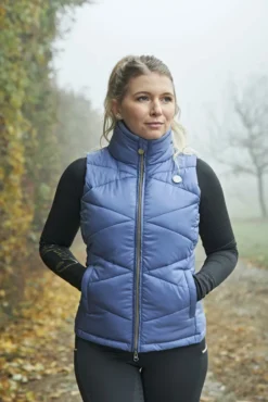 Covalliero Quilted Waistcoat Gilet Ice Blue -Equestrian Riding Clothing Store 177834