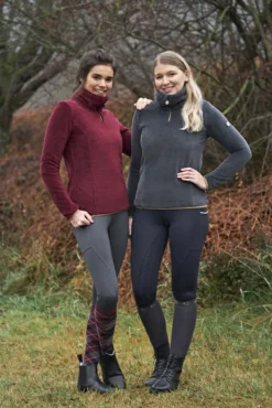 Covalliero Teddy Fleece Sweater Graphite -Equestrian Riding Clothing Store 178040 2