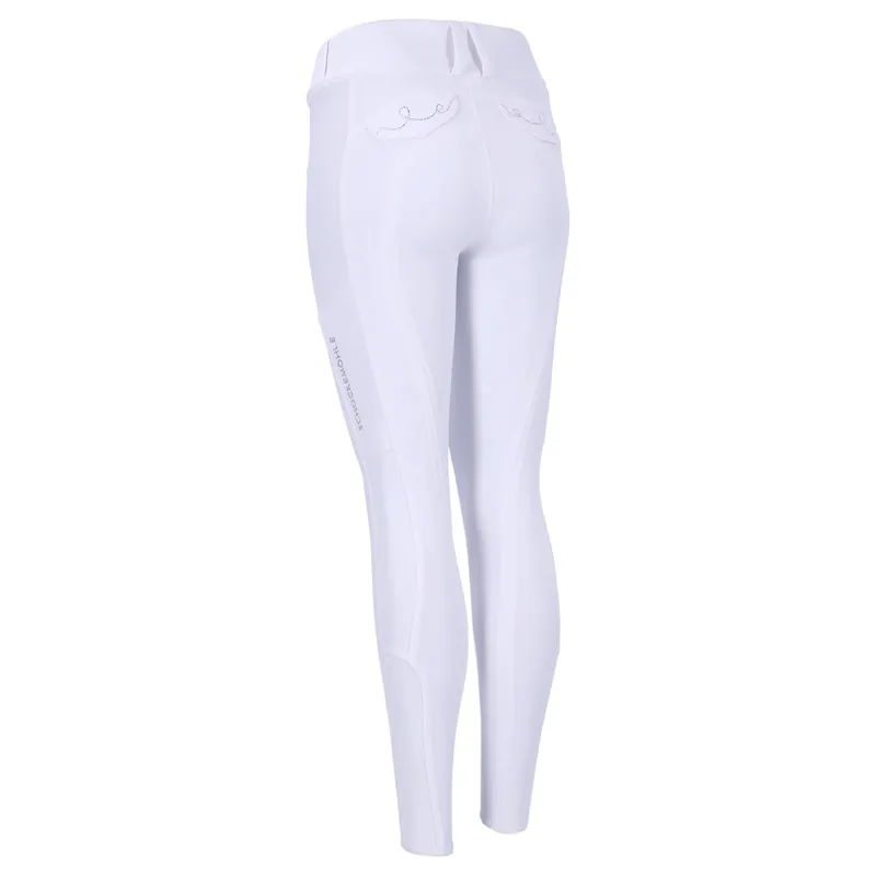 Schockemohle Darleen Knee Grip Breeches White 1 Schockemohle Darleen Knee Grip Breeches White