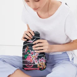 Joules Golightly Packable Waterproof Coat - Floral Stripe -Equestrian Riding Clothing Store 217474 CHATSFLRL 3