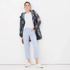 Joules Golightly Packable Waterproof Coat - Floral Stripe -Equestrian Riding Clothing Store 217474 CHATSFLRL 7