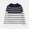 Joules Seaport Chenille Jumper - Navy Cream