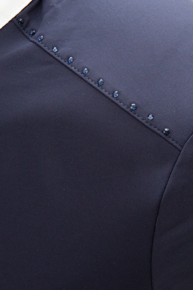 Schockemohle Coco Show Shirt Navy 2 Schockemohle Coco Show Shirt Navy - Image 2