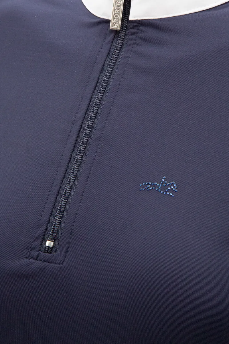 Schockemohle Coco Show Shirt Navy 3 Schockemohle Coco Show Shirt Navy - Image 3