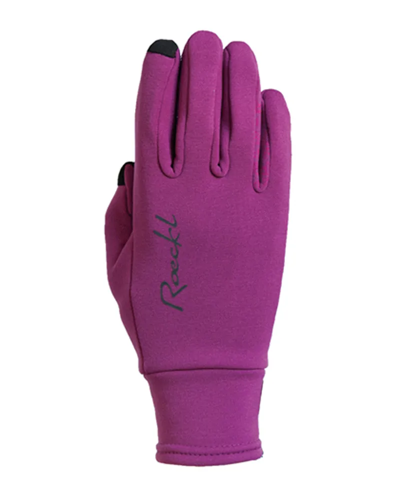 Roeckl Weldon Polartec Riding Gloves Berry 1 Roeckl Weldon Polartec Riding Gloves Berry