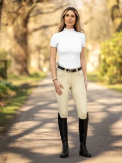 LeMieux Amara II Breech Full Seat Beige -Equestrian Riding Clothing Store 3n6a2545