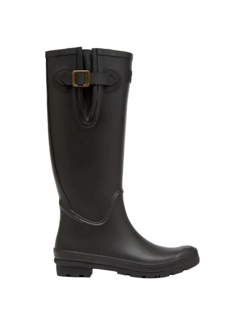 Joules Houghton Tall Wellies - Black 2 Joules Houghton Tall Wellies - Black - Image 2