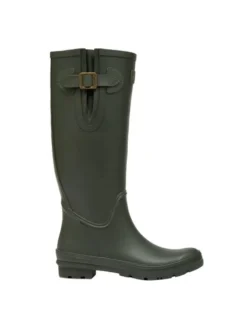 Joules Houghton Tall Wellies - Khaki Green 8 Joules Houghton Tall Wellies - Khaki Green -Equestrian Riding Clothing Store 716057s3