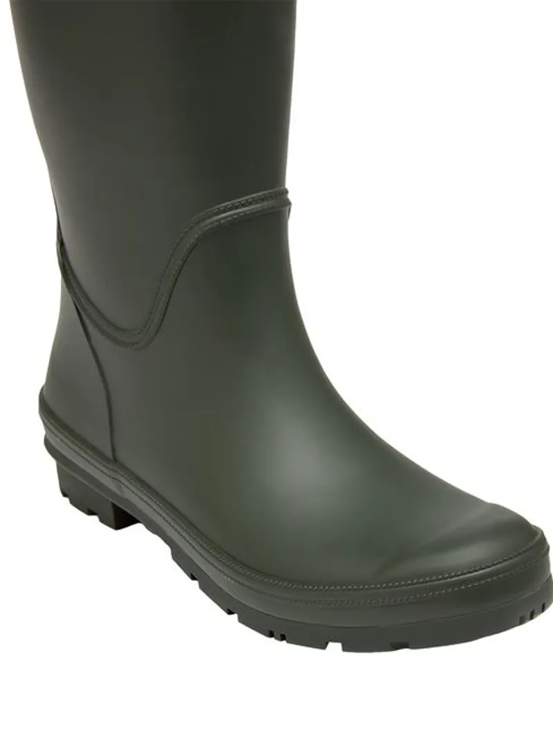 Joules Houghton Tall Wellies - Khaki Green 4 Joules Houghton Tall Wellies - Khaki Green - Image 4