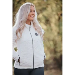 Mountain Horse Shadow Fleece Silver White Pearl -Equestrian Riding Clothing Store ADS 0102
