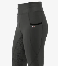 Premier Equine Alexa Ladies Riding Tights Anthracite -Equestrian Riding Clothing Store Alexa Ladies Gel Full Seat Riding Breeches Anthracite 2