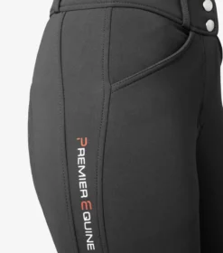 Premier Equine Alto Ladies Full Seat Gel Riding Breeches Anthracite -Equestrian Riding Clothing Store Alto Ladies Gel Full Seat Riding Breeches Anthracite 5