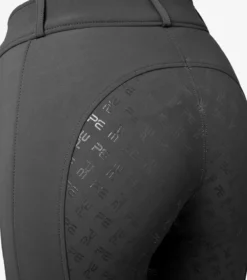 Premier Equine Alto Ladies Full Seat Gel Riding Breeches Anthracite -Equestrian Riding Clothing Store Alto Ladies Gel Full Seat Riding Breeches Anthracite 6
