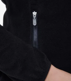 Premier Equine Ascendo Microfleece Riding Top Black -Equestrian Riding Clothing Store Ascendo Ladies Micro Fleece Black 6