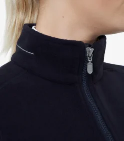 Premier Equine Ascendo Microfleece Riding Top Navy -Equestrian Riding Clothing Store Ascendo Ladies Micro Fleece Riding Jacket Navy 6