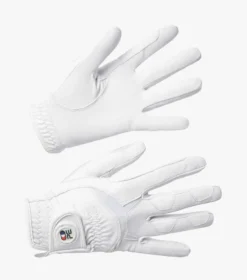 Premier Equine Ascot Horse Riding Gloves White