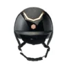 Charles Owen EQx Kylo Riding Helmet - Black Gloss/Rose Gold Sparkly