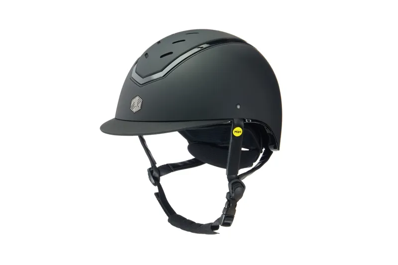 Charles Owen EQx Kylo Riding Helmet - Black Matte/Black Gloss With MIPS 2 Charles Owen EQx Kylo Riding Helmet - Black Matte/Black Gloss With MIPS - Image 2