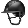 Charles Owen EQx Kylo Riding Helmet - Black Matte/Black Gloss Wide Peak