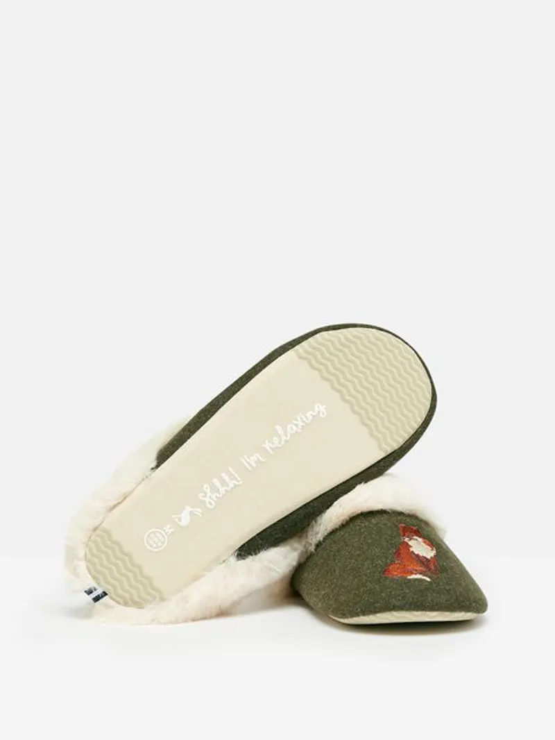 Joules Women's Slippet Luxe Mule Slipper - Heritage Green 5 Joules Women's Slippet Luxe Mule Slipper - Heritage Green - Image 5