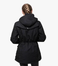 Premier Equine Cascata Ladies Waterproof Jacket Black -Equestrian Riding Clothing Store Cascata Ladies Jacket Black Web 3