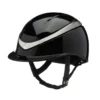 Charles Owen Halo Hat Black Gloss / Platinum