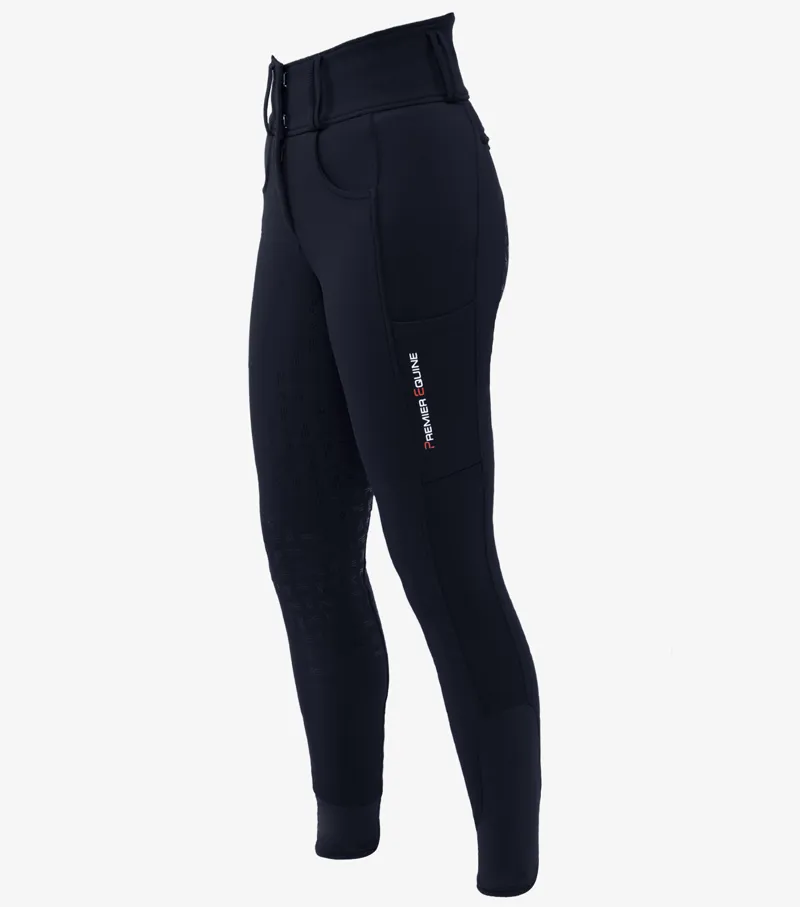 Premier Equine Coco II Ladies Gel Full Seat Riding Breeches Navy 2 Premier Equine Coco II Ladies Gel Full Seat Riding Breeches Navy - Image 2