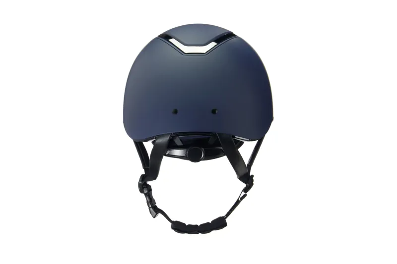 Charles Owen EQx Kylo Riding Helmet - Navy Matte/Pewter Wide Peak 2 Charles Owen EQx Kylo Riding Helmet - Navy Matte/Pewter Wide Peak - Image 2