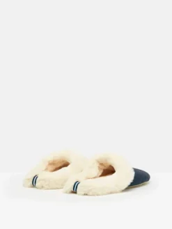 Joules Women's Slippet Luxe Mule Slipper - French Navy 8 Joules Women's Slippet Luxe Mule Slipper - French Navy -Equestrian Riding Clothing Store D01657s2