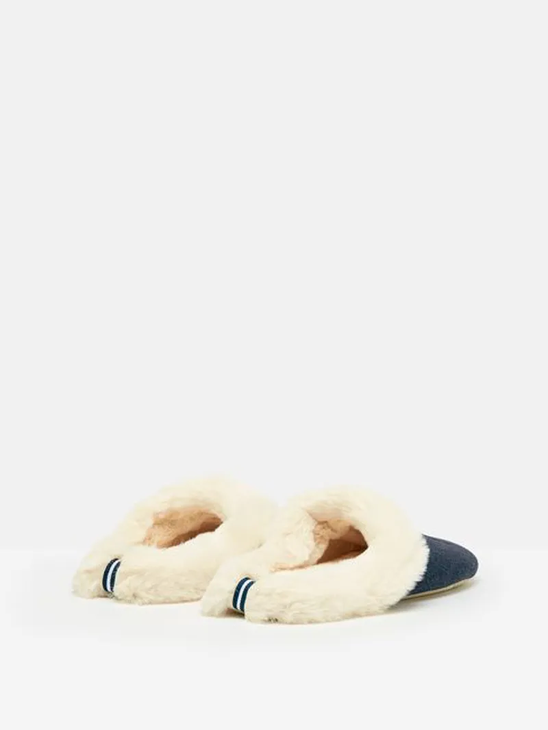 Joules Women's Slippet Luxe Mule Slipper - French Navy 4 Joules Women's Slippet Luxe Mule Slipper - French Navy - Image 4