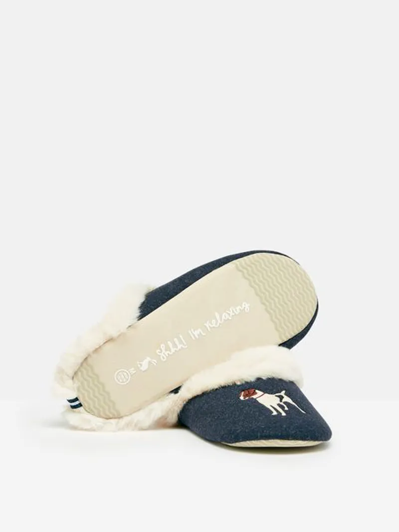 Joules Women's Slippet Luxe Mule Slipper - French Navy 5 Joules Women's Slippet Luxe Mule Slipper - French Navy - Image 5