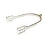 JHL Pro Steel Short Bobble Neck 15mm Spurs In Silver