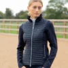 Premier Equine Elena Ladies Hybrid Technical Riding Jacket Navy