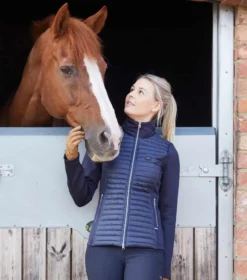 Premier Equine Elena Ladies Hybrid Technical Riding Jacket Navy -Equestrian Riding Clothing Store Elena Ladies Hybrid Technical Riding Jacket Navy 2