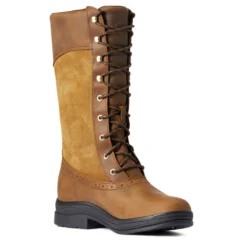Ariat Women's Wythburn Waterproof Boot Weathered Brown -Equestrian Riding Clothing Store F20 WMS ENGL 10033989 medial