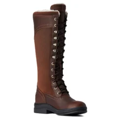 Ariat Women's Wythburn Tall Waterproof Boot Dark Brown -Equestrian Riding Clothing Store F21 WMS ENGL 10038286 medial