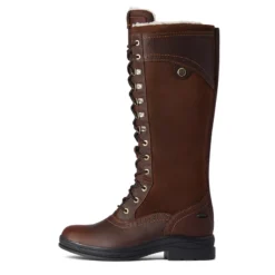 Ariat Women's Wythburn Tall Waterproof Boot Dark Brown -Equestrian Riding Clothing Store F21 WMS ENGL 10038286 side