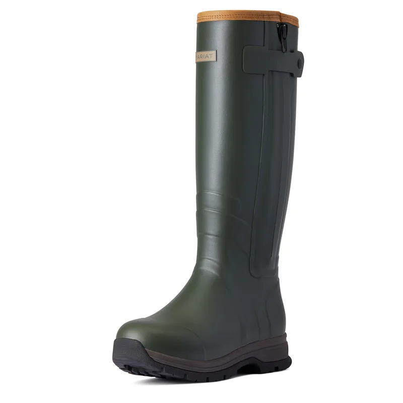 Ariat Women's Burford Insulated Zip Rubber Boot Olive 1 Ariat Women's Burford Insulated Zip Rubber Boot Olive