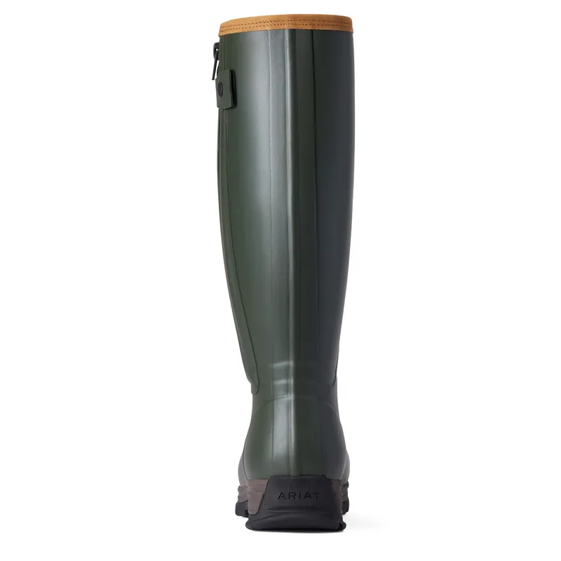 Ariat Women's Burford Insulated Zip Rubber Boot Olive 3 Ariat Women's Burford Insulated Zip Rubber Boot Olive - Image 3