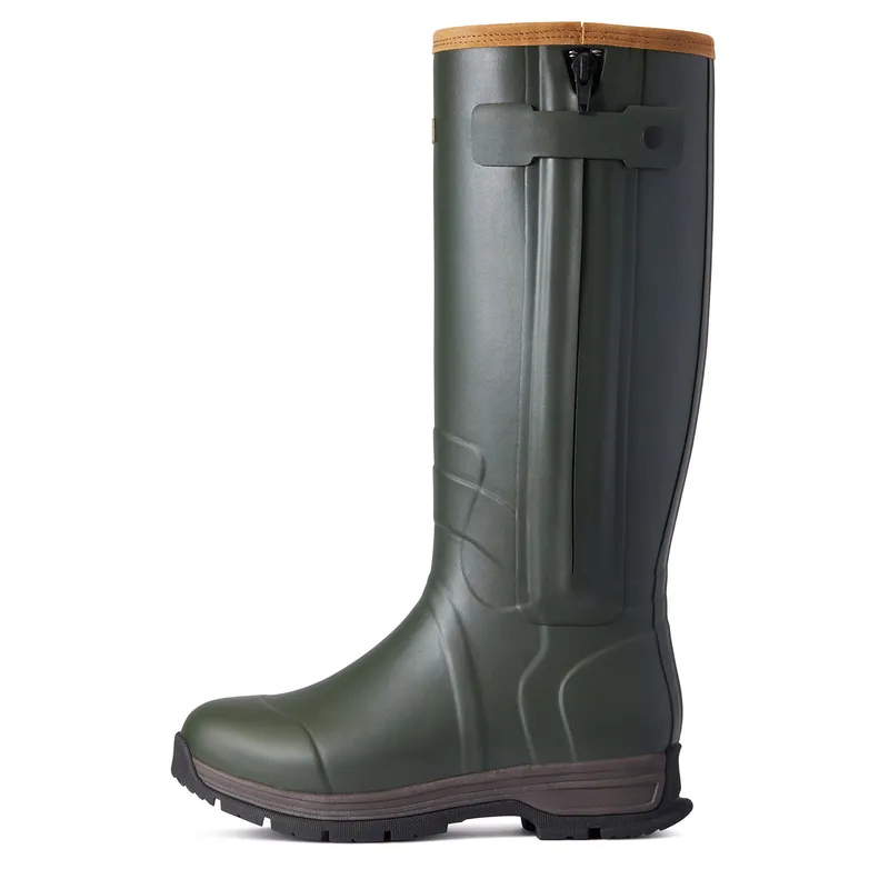 Ariat Women's Burford Insulated Zip Rubber Boot Olive 5 Ariat Women's Burford Insulated Zip Rubber Boot Olive - Image 5