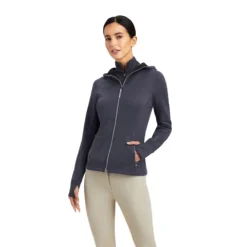 Ariat Women's Lumina Full Zip Sweatshirt Ebony