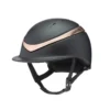 Charles Owen Halo Hat With MIPS - Black/Rose Gold